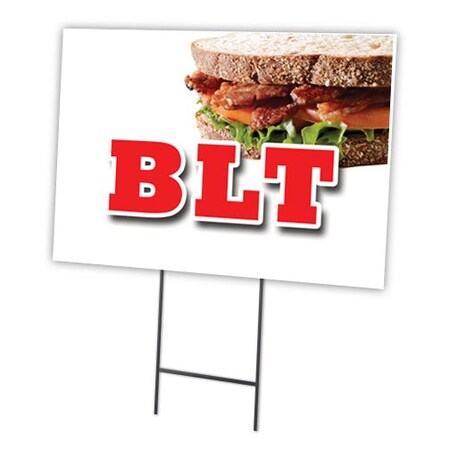 Signmission Blt Yard Sign & Stake outdoor plastic coroplast window, C-1824 Blt C-1824 Blt
